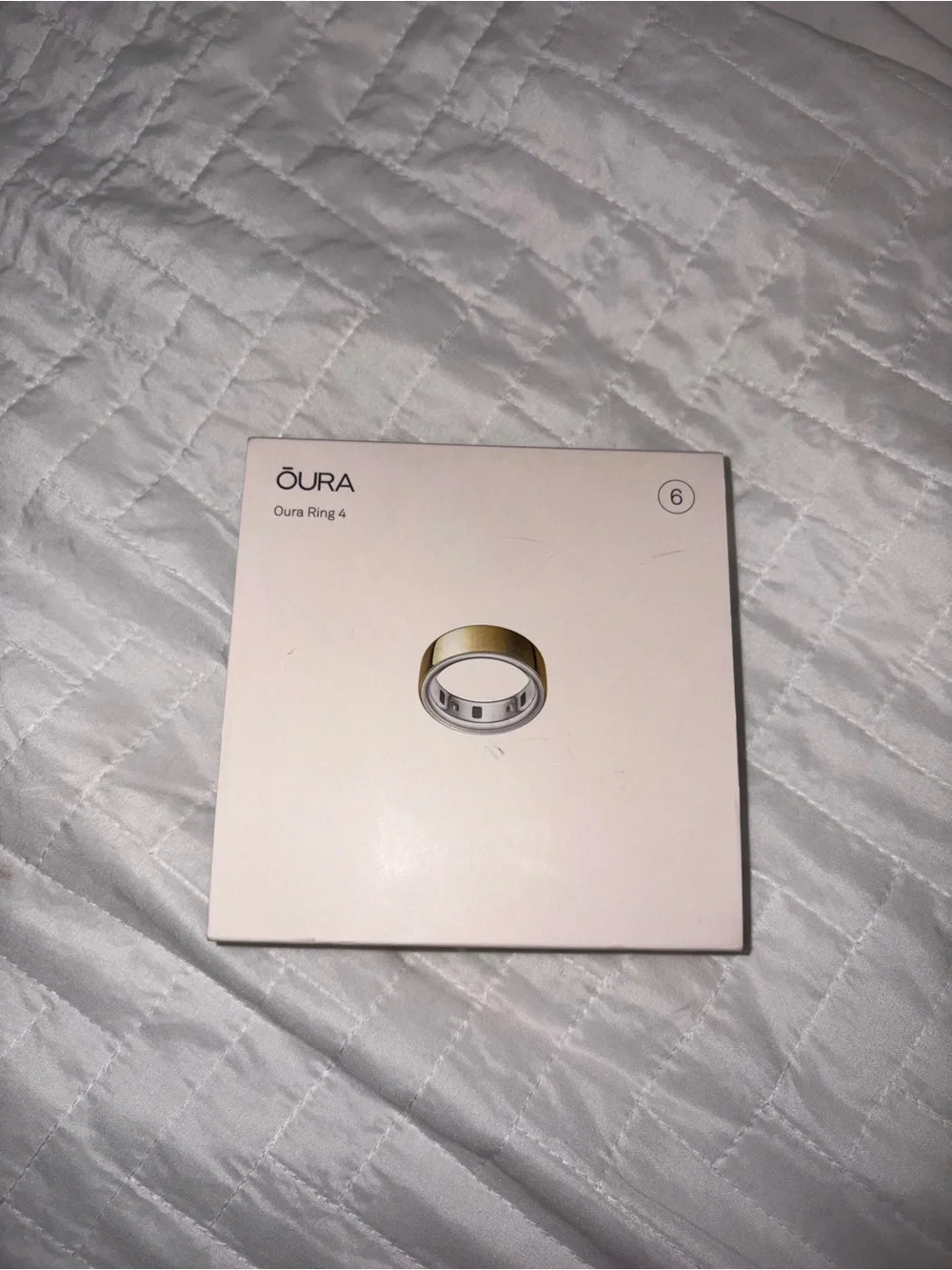 Oura Ring Gen 4, Gold size 6, new with packaging